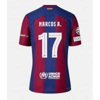 Barcelona Marcos Alonso #17 Domáci futbalový dres 2023-24 Krátky Rukáv